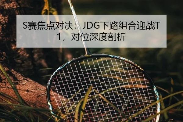 S赛焦点对决：JDG下路组合迎战T1，对位深度剖析